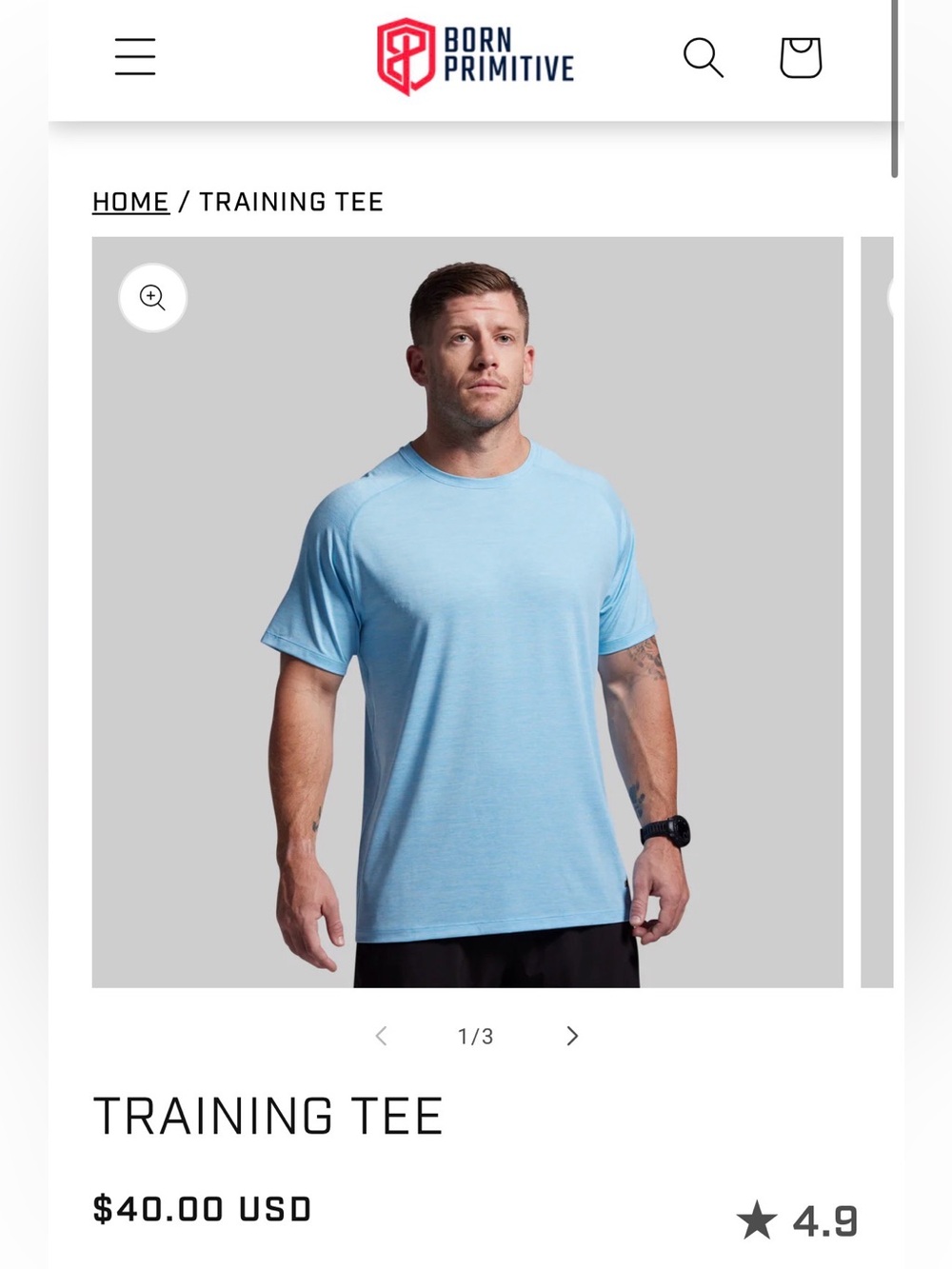 Born Primitive Training Tee